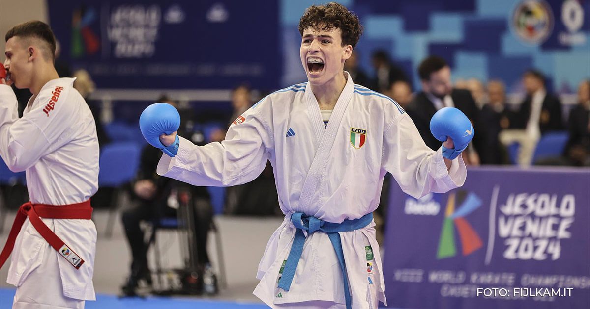 Almerico Tommasino brilla ai Mondiali di Karate di Jesolo